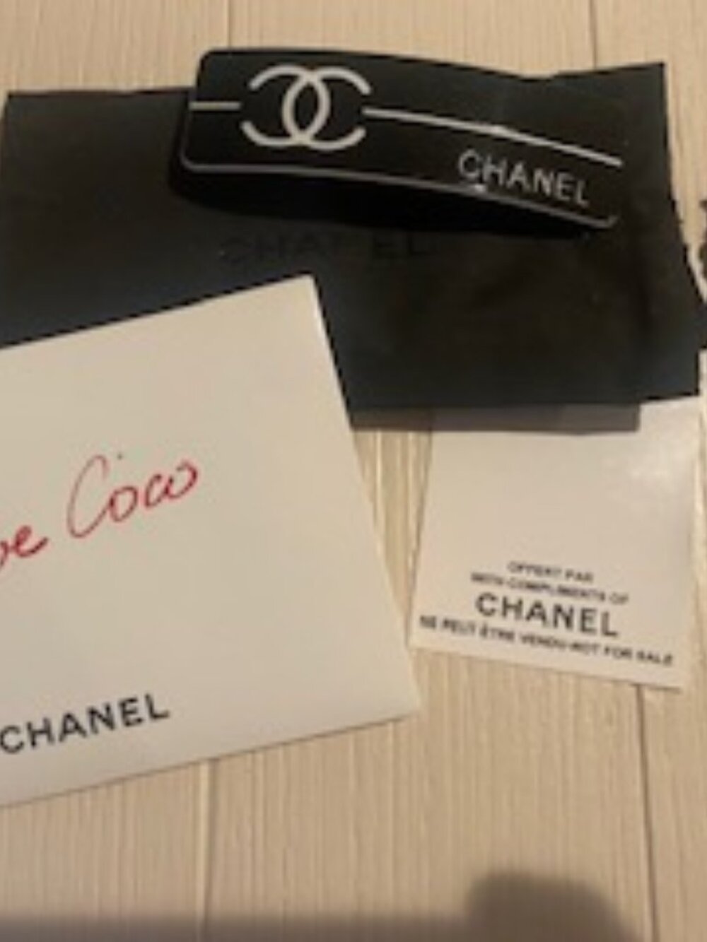 Chanel VIP Gift Hair Barrette -New